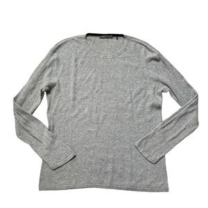 Vince Gray Long Sleeve Top Size Large